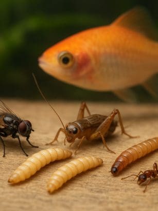 Jakie owady nadają się na pokarm dla rybek akwariowych?