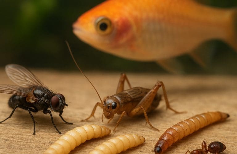 Jakie owady nadają się na pokarm dla rybek akwariowych?