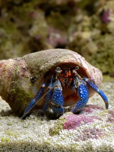 Pustelnik niebieskonogi - Clibanarius tricolor