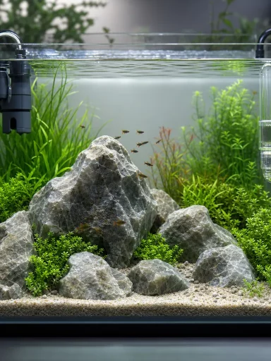 Krzemiany SiO2 w akwarium