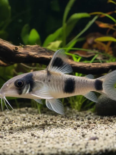 Kiryśnik czarnoplamy - Megalechis thoracata