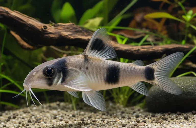 Kiryśnik czarnoplamy - Megalechis thoracata