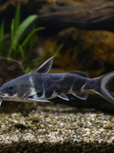 Giętkoząb czarnobrzuchy - Synodontis nigriventris