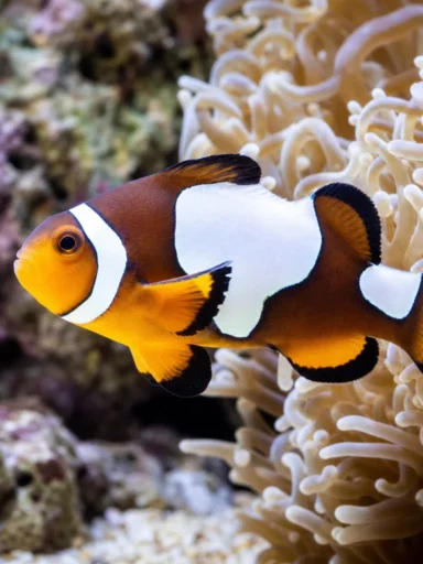 Błazenek siodłaty - Amphiprion polymnus