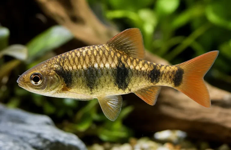 Brzanka Schuberta - Barbodes semifasciolatus