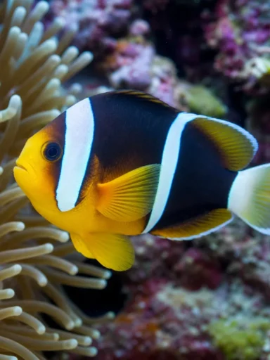 Błazenek maurytyjski - Amphiprion chrysogaster